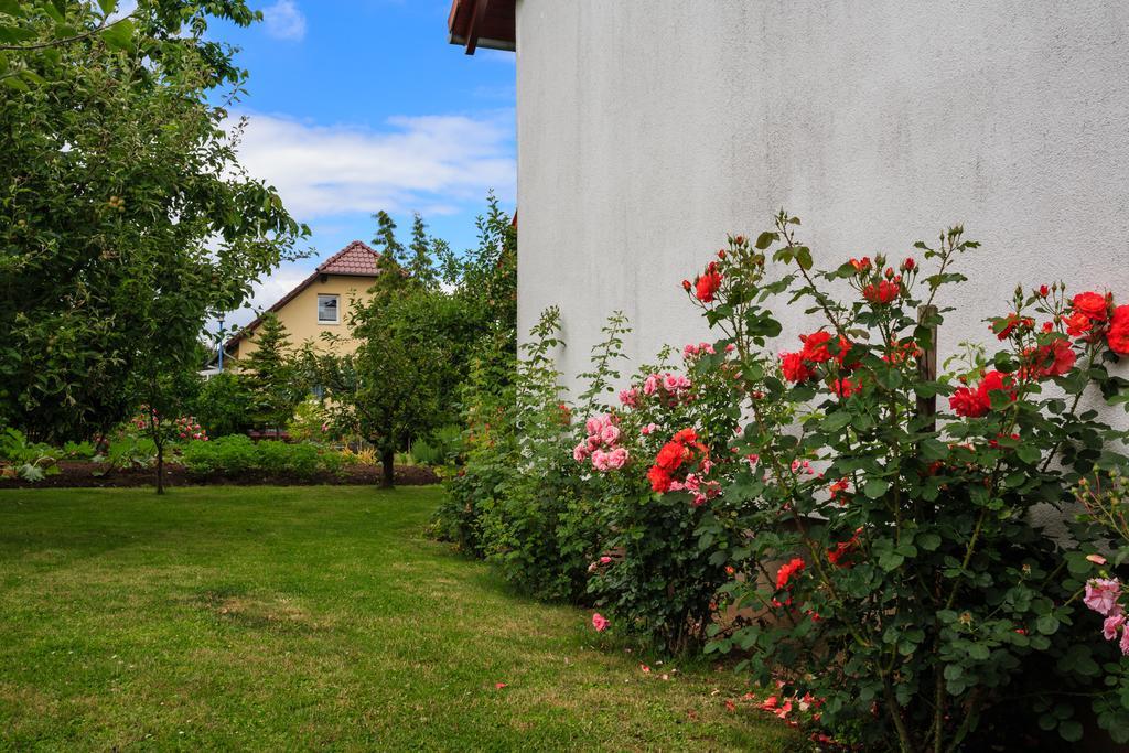 Hotel-Pension Am Rosarium Sangerhausen Exterior foto